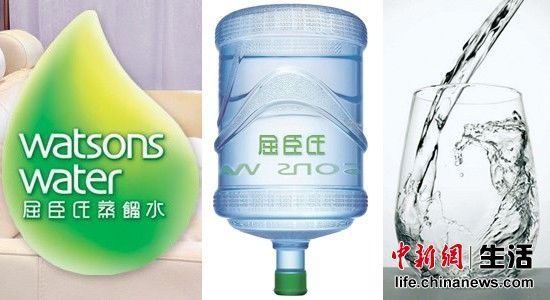 屈臣氏蒸餾水。