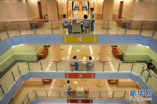 　　當地時間7月29日，朝鮮元山，松濤園國際少年團夏令營的宿舍。（圖片來源：東方IC）