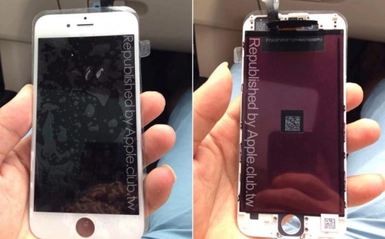 4.7英寸iPhone 6前屏幕面板曝光