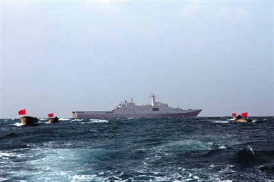中國海上巡航覆蓋整個南海海上維權更積極有作為