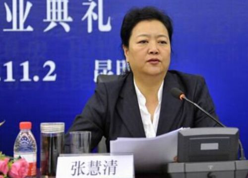 白恩培妻子張慧清圖片。資料圖