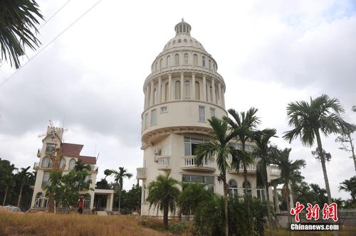 海南瓊海農民造&ldquo;白宮&rdquo;別墅