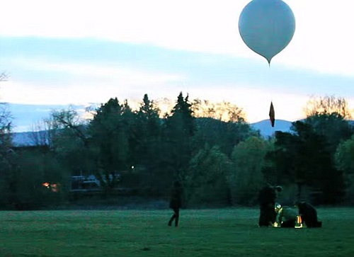 哈卡拉放飛氦氣球