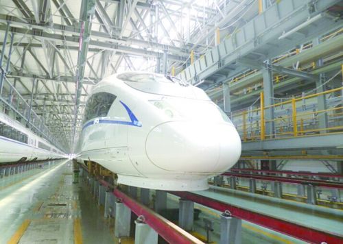 青荣城铁即将使用的CRH380B型高速动车组