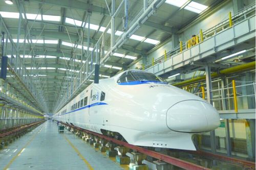 青荣城铁即将使用的统型CRH2A动车组