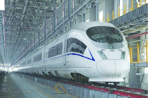 青荣城铁即将使用的CRH380BL型高速动车组