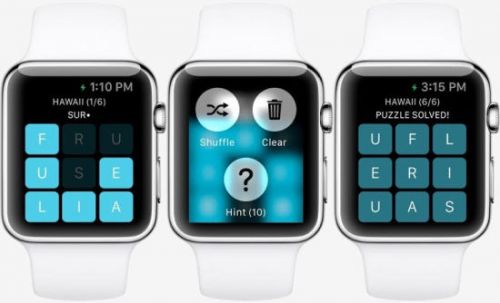 Apple Watch拼字游戲功能十分簡單