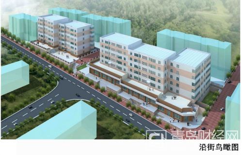 邢臺路沿街鳥瞰圖