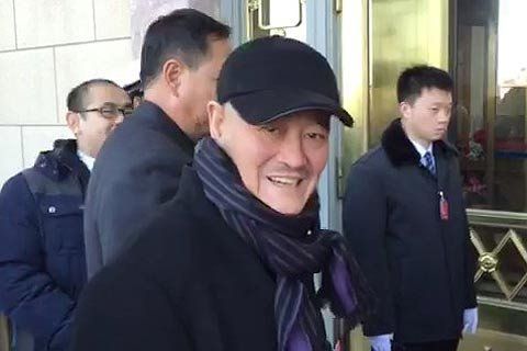 趙本山入場。新京報記者 陳杰 攝