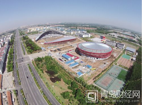 休闲体育大会体育场、体育馆俯瞰图