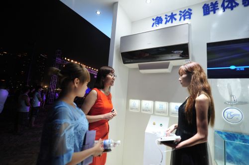 用戶體驗(yàn)凈水洗熱水器