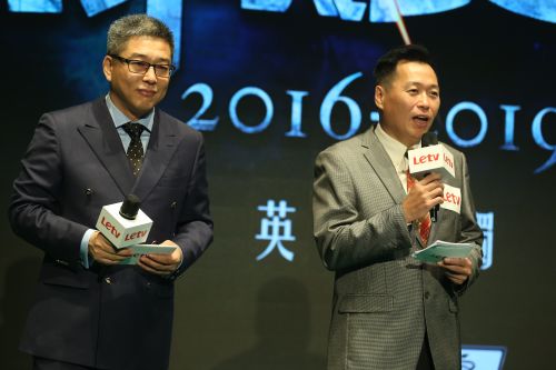 劉建宏與江忠德搭檔主持