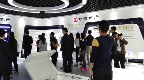 中海藍庭媒體開放日。