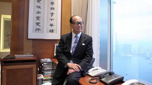 中英簽4000億大單 李嘉誠