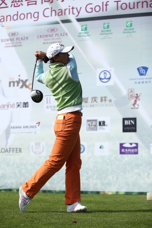 洲際酒店集團山東區第五屆慈善高爾夫賽比賽現場。