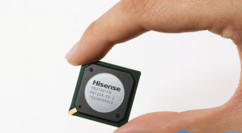 海信發(fā)布中國首顆自主畫質(zhì)引擎芯片(1)