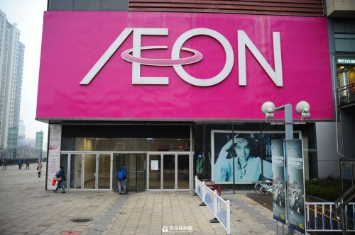 22日下午5點，延吉路永旺門前客流慘淡