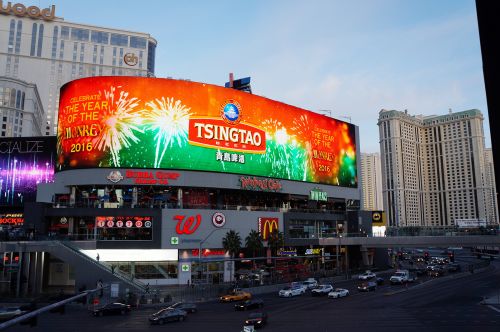 青島啤酒在拉斯維加斯