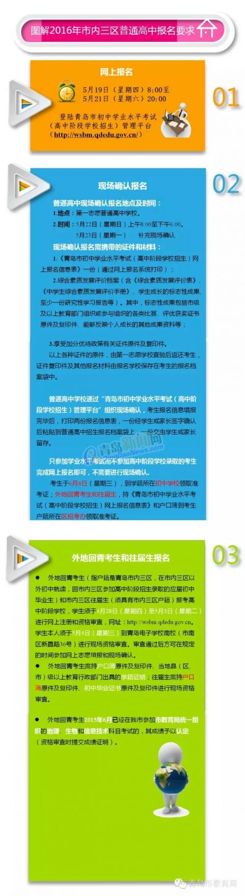 首发：2016年青岛市招生工作政策解读