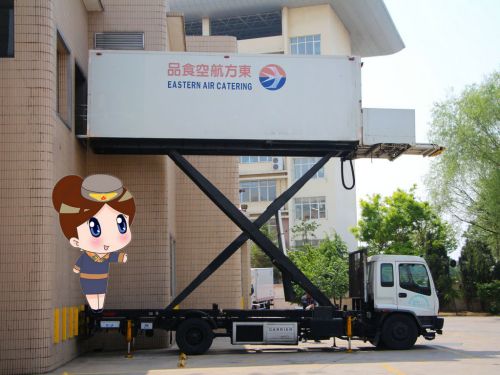 餐食裝入配餐車中