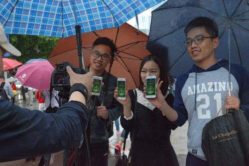 圖片11:球迷掃碼參與互動