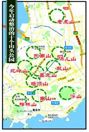 青島10個山頭公園整治提“顏值”