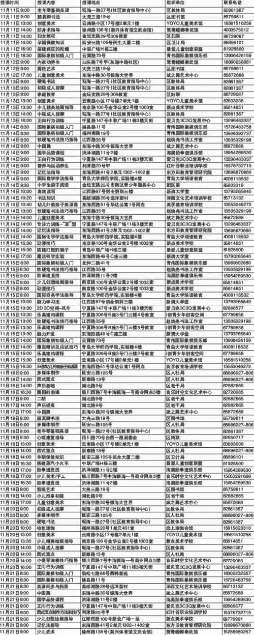 200节公益课&ldquo;大餐&rdquo;等您报名
