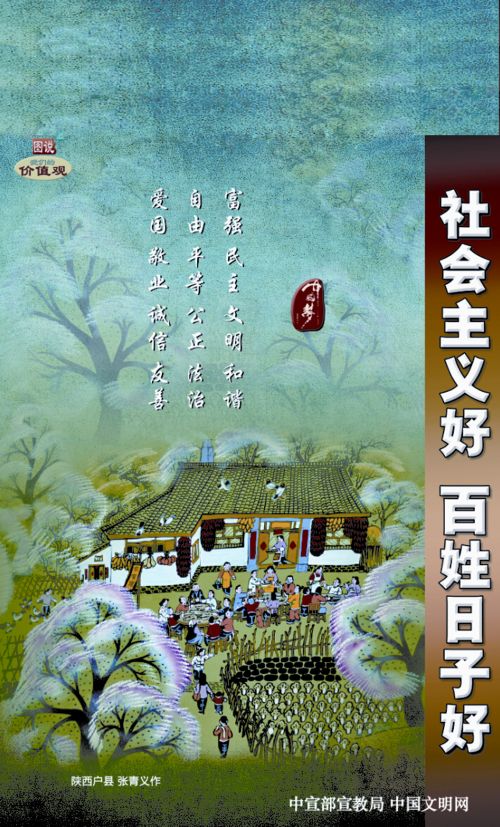 WF16085 社会主义好 百姓日子好