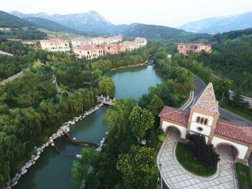 墨源頤墅別墅區(qū)航拍全景