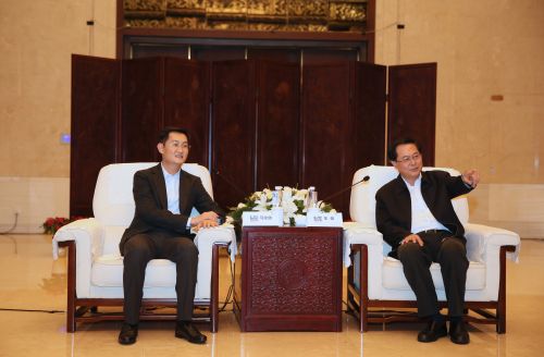 浙江省委副書記、代省長(zhǎng)車俊會(huì)見騰訊公司董事會(huì)主席兼CEO馬化騰