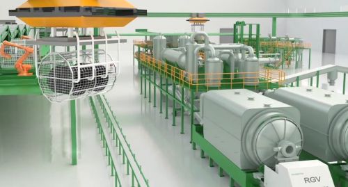 雙星智能化廢舊輪胎裂解生產線(工業4