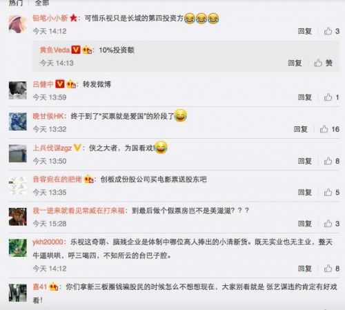 《長城》票房關(guān)系創(chuàng)業(yè)板乃至A股?樂視股東都在看這部電影自救