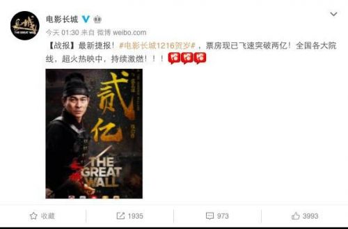 《長城》票房關(guān)系創(chuàng)業(yè)板乃至A股?樂視股東都在看這部電影自救