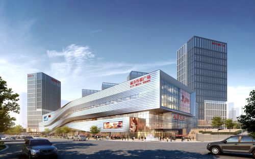 青岛城市传媒广场效果图