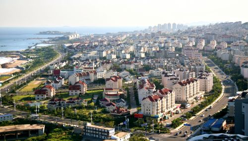 现代化滨海新城
