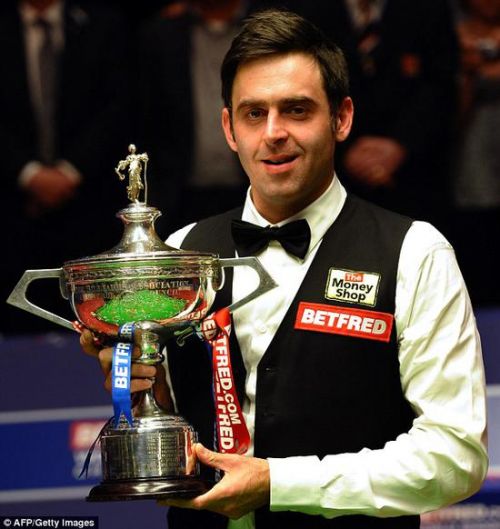 奧沙利文獲得斯諾克世錦賽冠軍