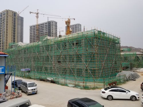 綠城二期商品房配套幼兒園工程主體封頂