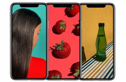 蘋果公司發布全面屏手機iPhone X。圖片來源：蘋果公司官網
