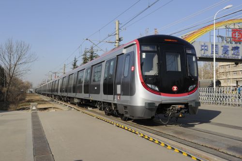 香港市區(qū)線地鐵車輛在中車四方下線
