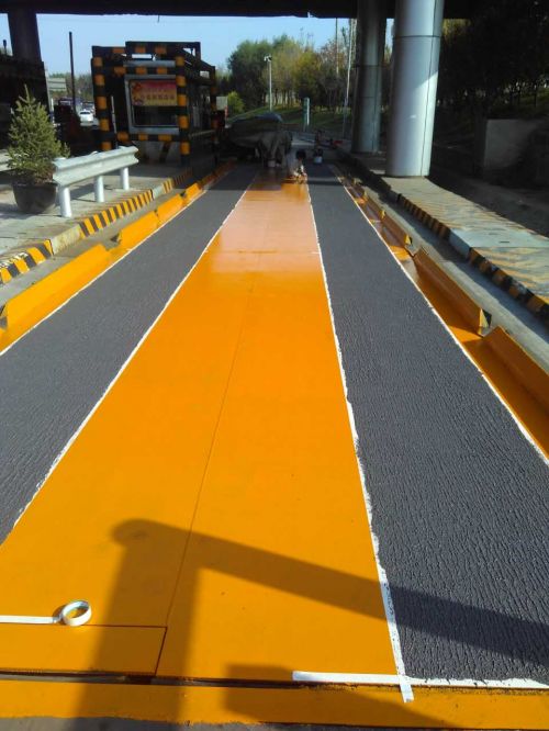 防滑涂料用于高速公路稱重系統防滑