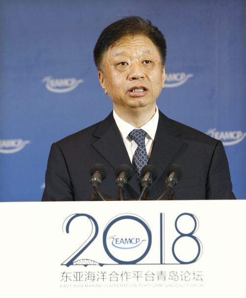 自然资源部党组成员、国家海洋局局长王宏  影像西海岸  董方伟摄影