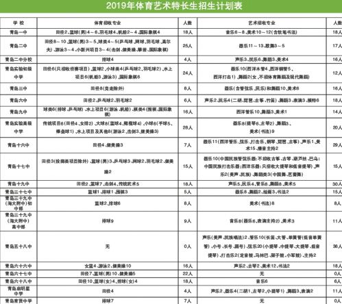 局属学校艺体特长生招生计划公布 足球后备人才招295人