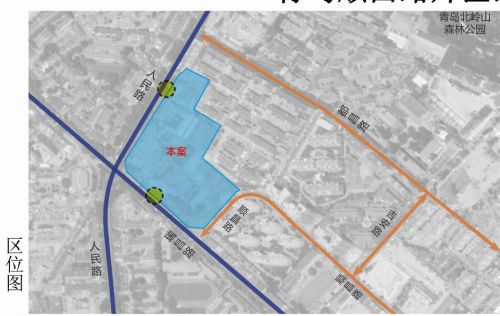 綠圈處為地鐵出入口
