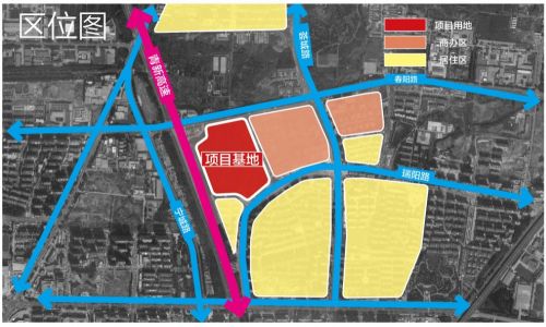 蔚藍(lán)創(chuàng)新天地區(qū)位圖