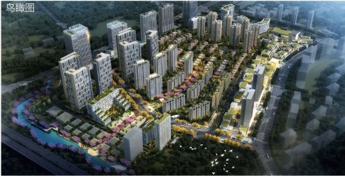 蔚藍(lán)創(chuàng)新天地鳥瞰圖