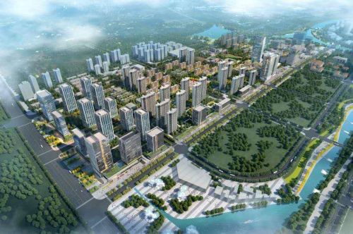 圖說：騰訊雙創小鎮（青島）鳥瞰圖