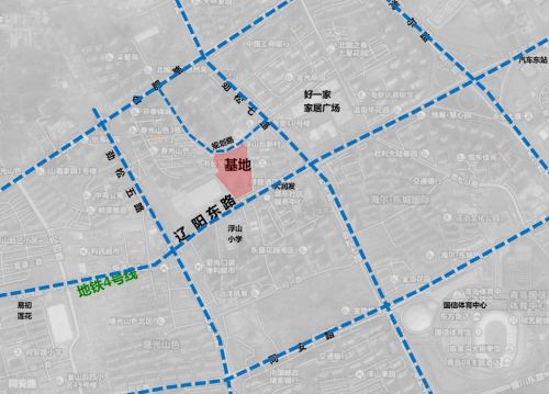 遼陽東路5號(hào)區(qū)位圖