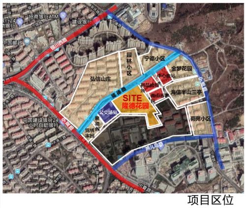 隆德路3號區(qū)位圖