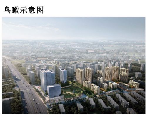 浮山新區(qū)項目鳥瞰示意圖