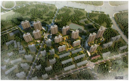 雙峰廣場二期鳥瞰圖